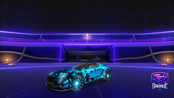 A Rocket League car design from Hypergraff