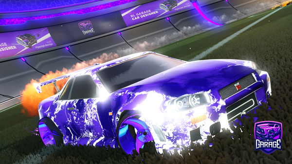 A Rocket League car design from Xansed