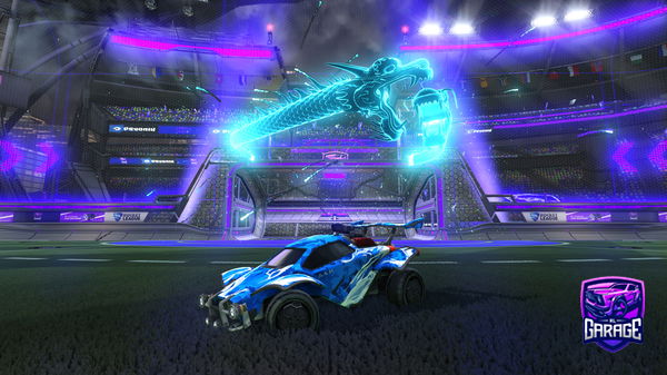 A Rocket League car design from MisticSparkles