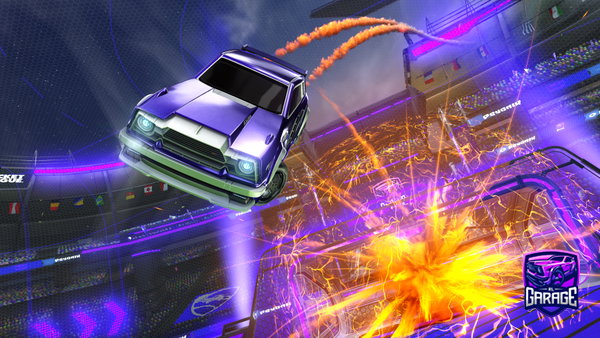 A Rocket League car design from MT_Rose