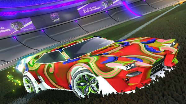 A Rocket League car design from G-man013