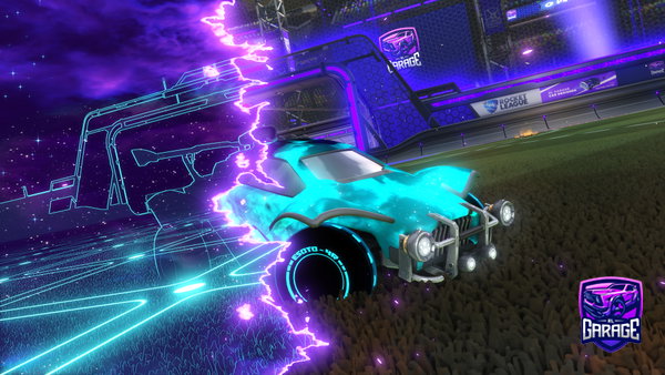 A Rocket League car design from ATB7909
