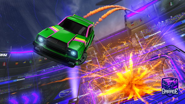 A Rocket League car design from SophTheLoaf
