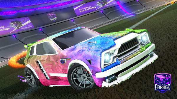 A Rocket League car design from ZachyPoo14