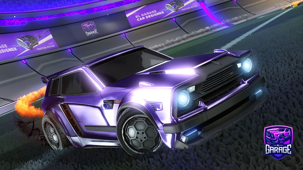 A Rocket League car design from VstarGamer