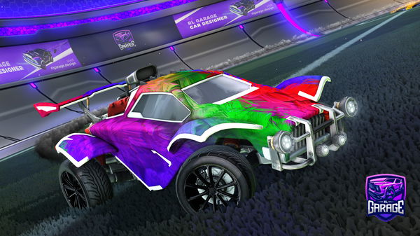 A Rocket League car design from OrangeAce7