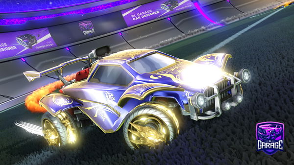 A Rocket League car design from crumblcookie