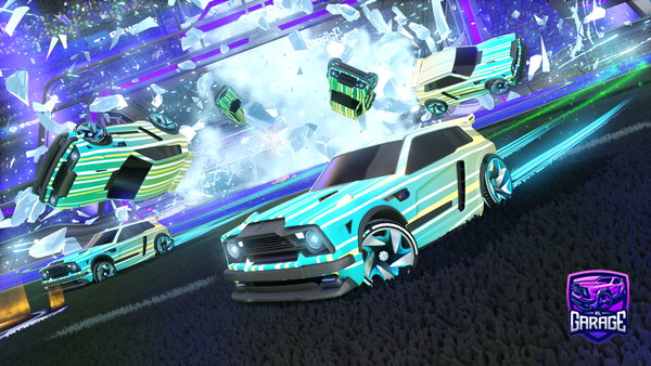 A Rocket League car design from drathage