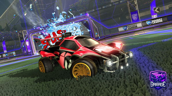 A Rocket League car design from jackedpotato