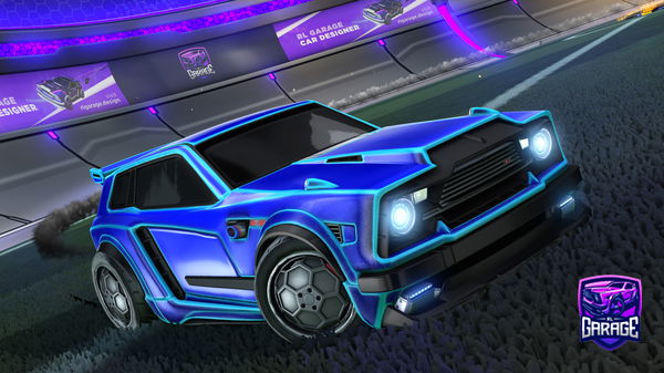 A Rocket League car design from GalaxyVerse