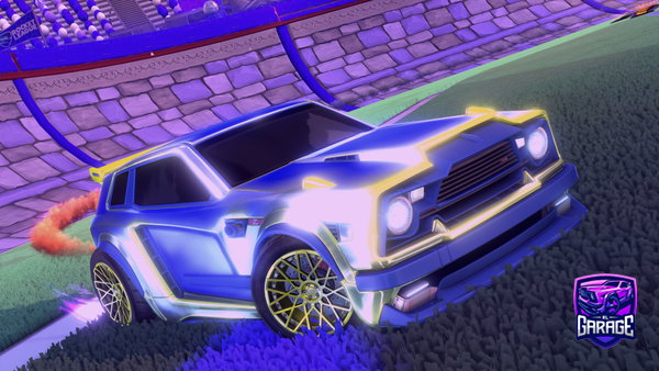 A Rocket League car design from theflyinghog