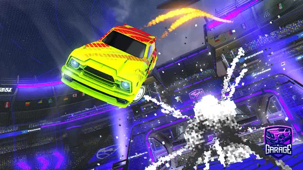 A Rocket League car design from Qman777