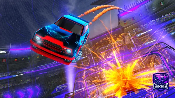 A Rocket League car design from ElecticAce