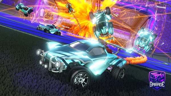 A Rocket League car design from Slman1111