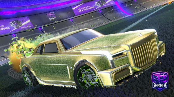 A Rocket League car design from Kazzui