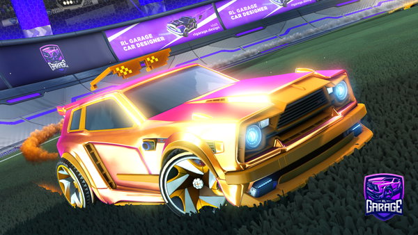 A Rocket League car design from Sara_girl356
