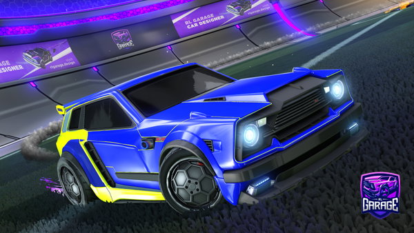 A Rocket League car design from Death_In_Life_Form