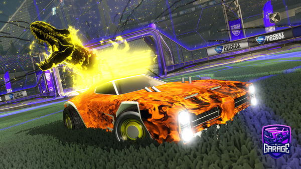 A Rocket League car design from Walkingdead09