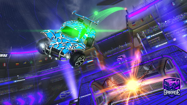 A Rocket League car design from MhzEsports