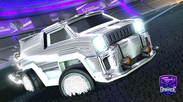 A Rocket League car design from DJFreakyFingers