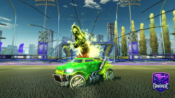A Rocket League car design from Spookaluke09