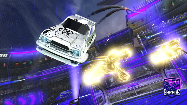 A Rocket League car design from RoadToAlphaBoost734