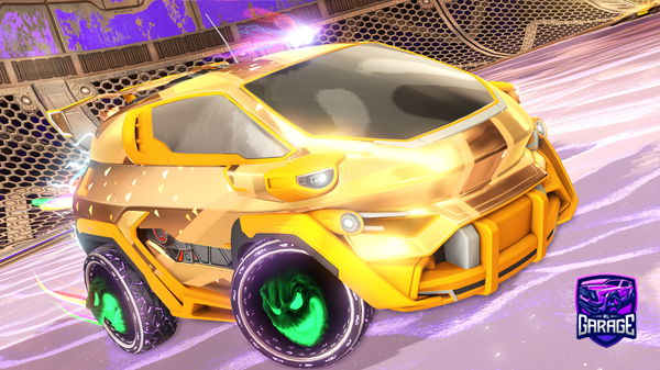 A Rocket League car design from Cryptonium90