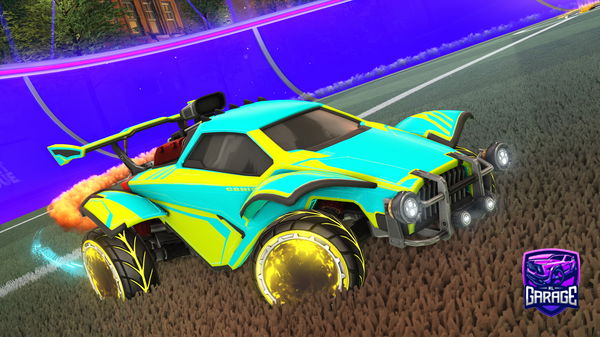 A Rocket League car design from STKZ0_0