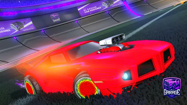 A Rocket League car design from vexiy