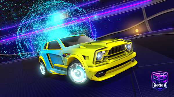 A Rocket League car design from yan0xo