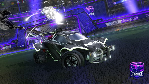 A Rocket League car design from DJTVGAMING