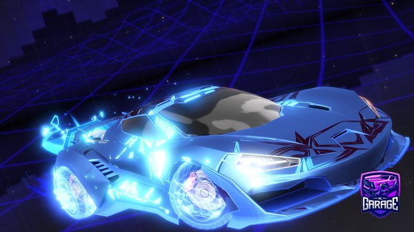 A Rocket League car design from DarkWolf_Justin7