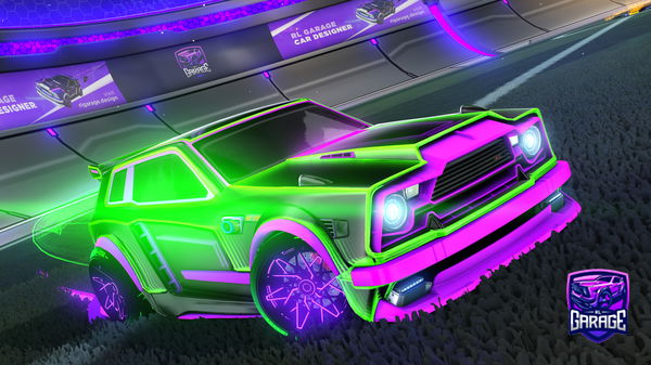 A Rocket League car design from WookiesBurrito