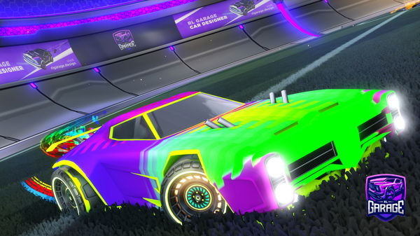 A Rocket League car design from lightning810