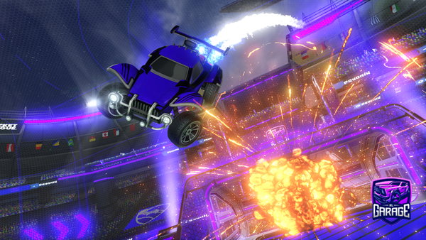 A Rocket League car design from FireHead792