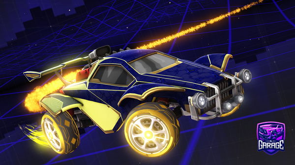 A Rocket League car design from FoxonGYG