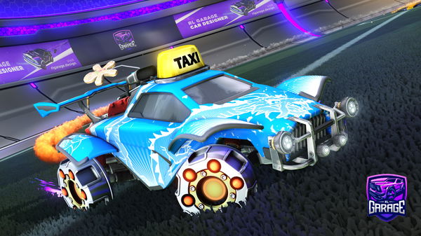 A Rocket League car design from Grundzaa