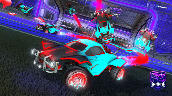 A Rocket League car design from Osthousut22