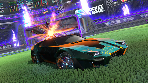 A Rocket League car design from Kexofon