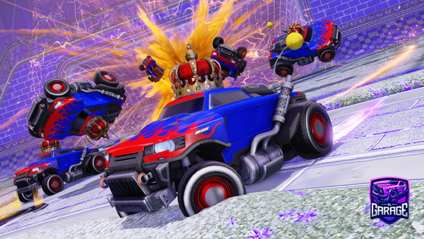 A Rocket League car design from GABRIELMX127