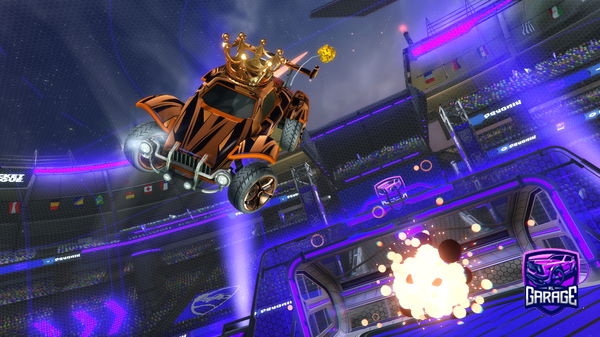 A Rocket League car design from Smecherpestenoapte