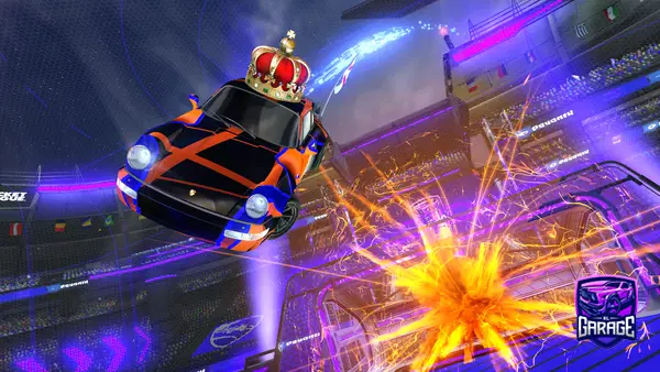A Rocket League car design from FortniteCrustbusters