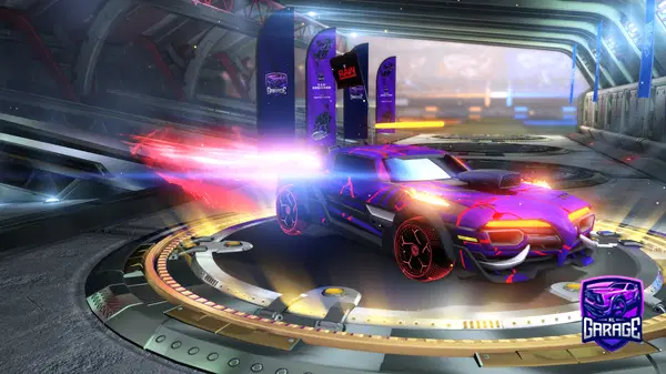 A Rocket League car design from -Trade-me-