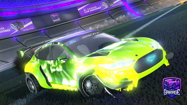 A Rocket League car design from FoundNoGoodName
