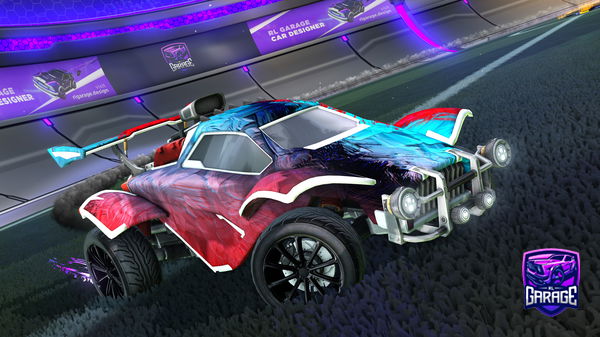 A Rocket League car design from gar-7