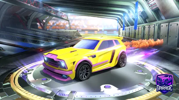 A Rocket League car design from SupbarMocha