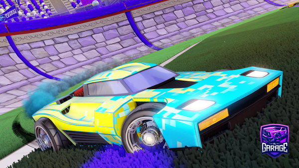 A Rocket League car design from AIBAKJSLSHJS