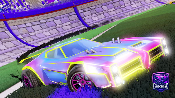 A Rocket League car design from GI1tch