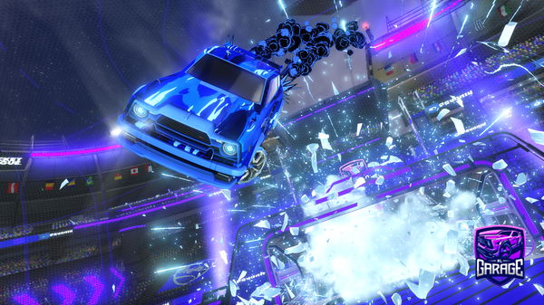 A Rocket League car design from GlitchLESS_YT