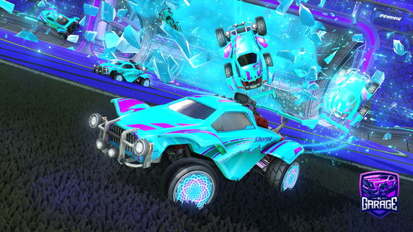 A Rocket League car design from DocXDry